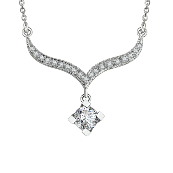 Diamant Fantasie Solitärring Miracle Halskette