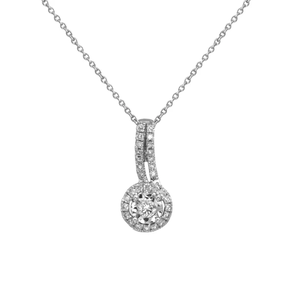 Diamant Fantasie Solitärring Miracle Halskette