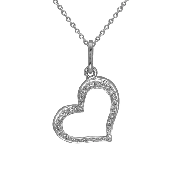 Diamant Herz Kette