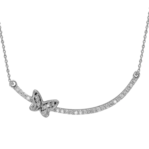 Diamant Fantasie Schmetterlingskette