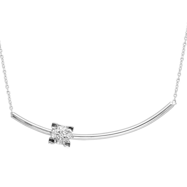 Diamant Miracle Solitärring Kette