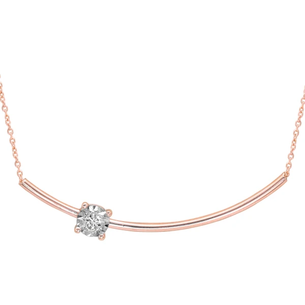 Diamant Miracle Solitärring Kette