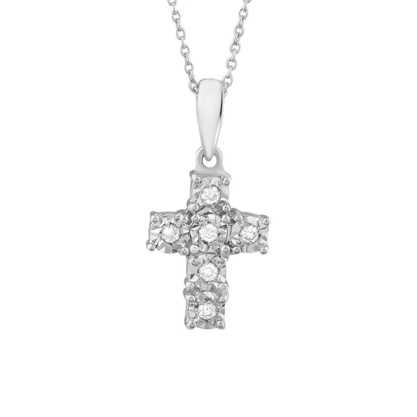 Diamant Kreuz Kette