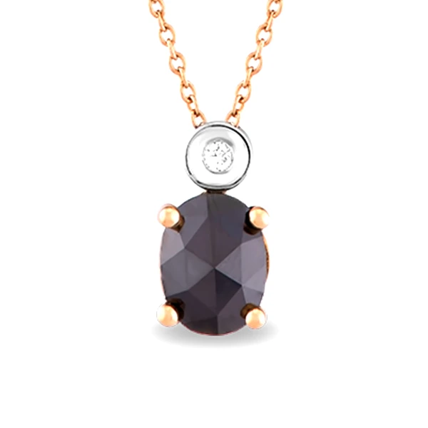 Schwarzer Diamant Kette