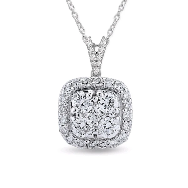 Diamant Fantasie Effect Halskette Padova