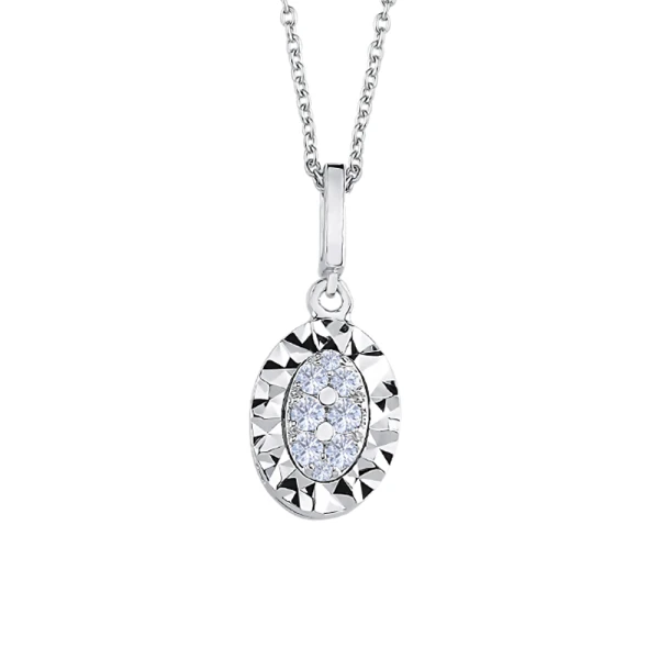 Diamant Effekt Halskette