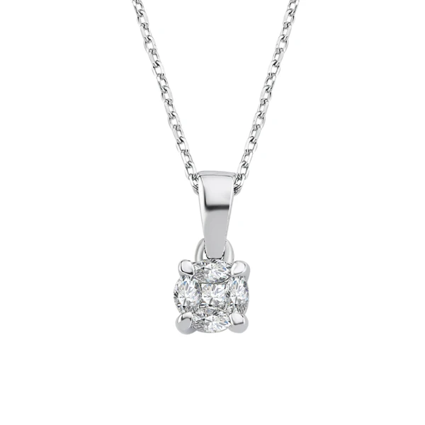 Diamant Effekt Halskette