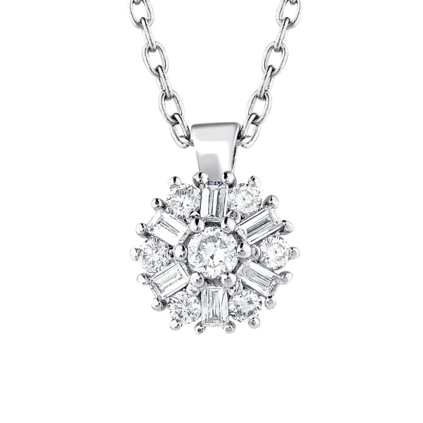 Diamant Effekt Halskette