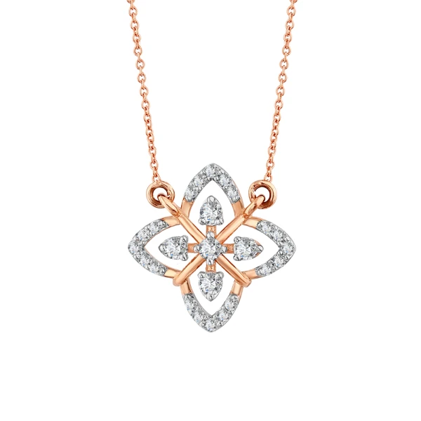 Diamant Stern Halskette