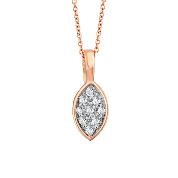 Diamant Gold Halskette