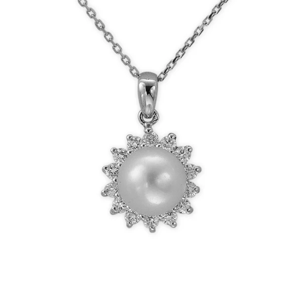 Diamant Anturage Perlenkette