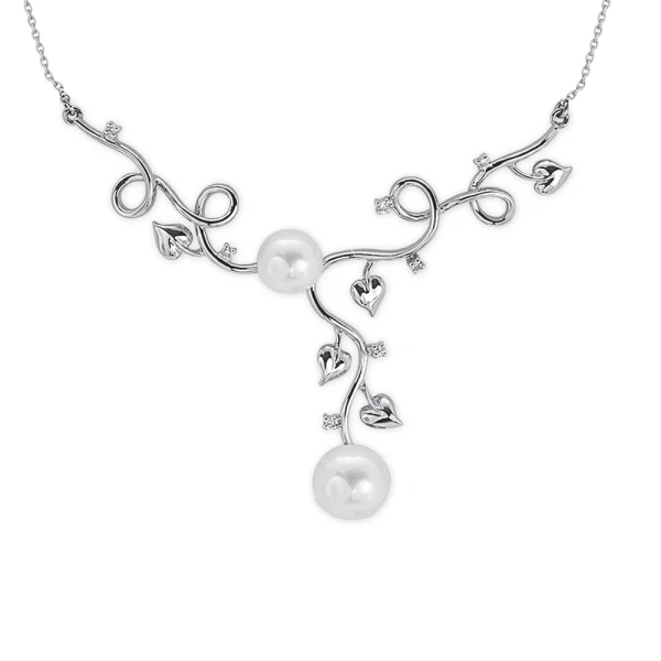 Diamant Levkoje Perlenkette