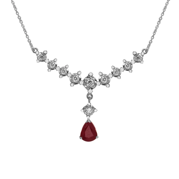 Diamant Rubin Miracle Kette