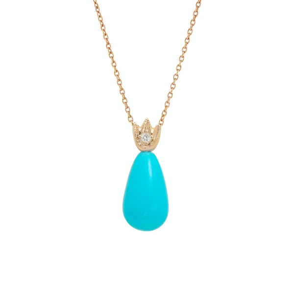Diamant Türkis Kette
