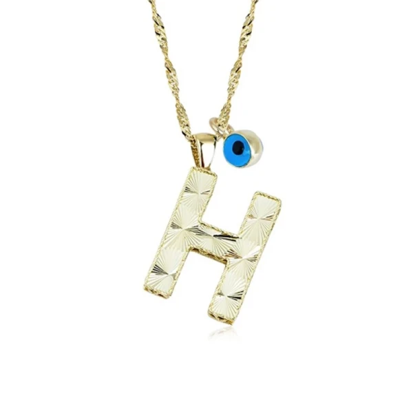 Goldkette mit Buchstabe H