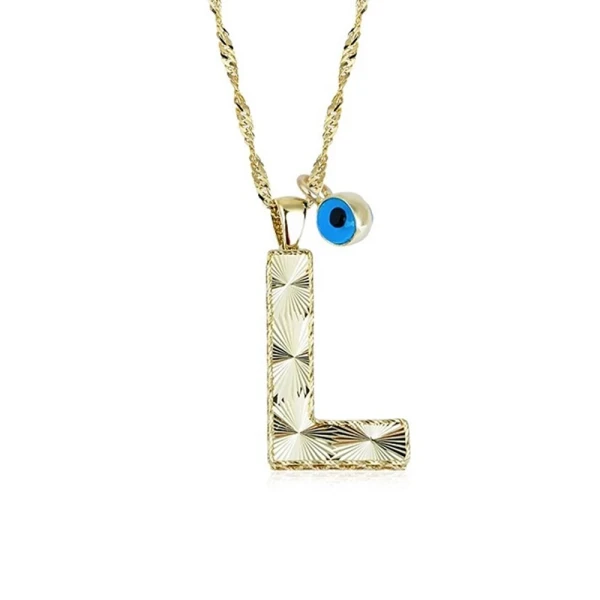 Goldkette mit Buchstabe L