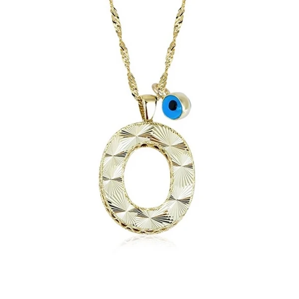 Goldkette mit Buchstabe O