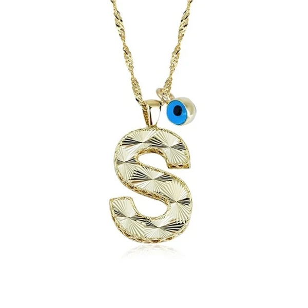 Goldkette mit Buchstabe S