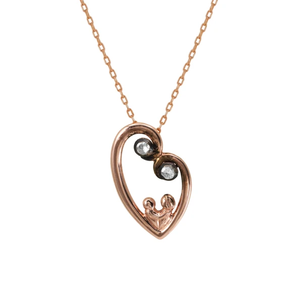 Diamant Mutter-und-Kind Kette