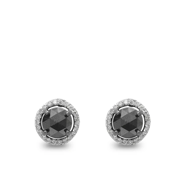 Schwarze Diamant Ohrringe