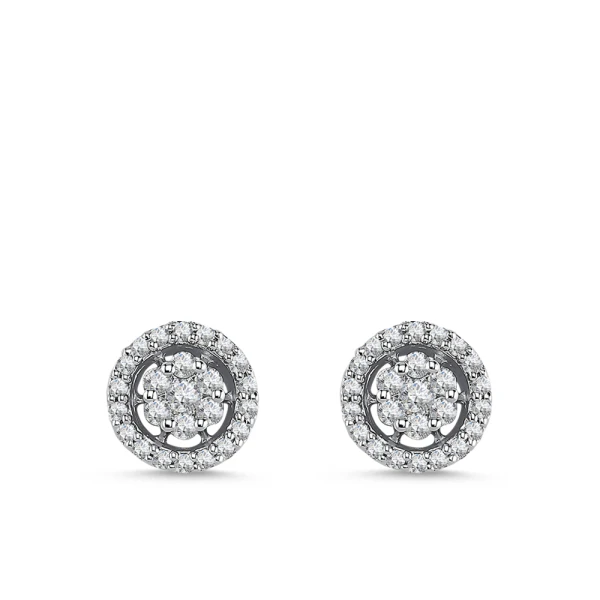 Diamant Effect Fantasie-Ohrringe