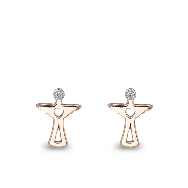 Diamant Engel Ohrring