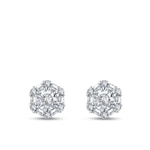 Diamant-Design-Ohrringe