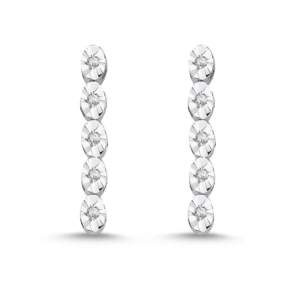 Diamant Su Yolu Ohrring Lecce