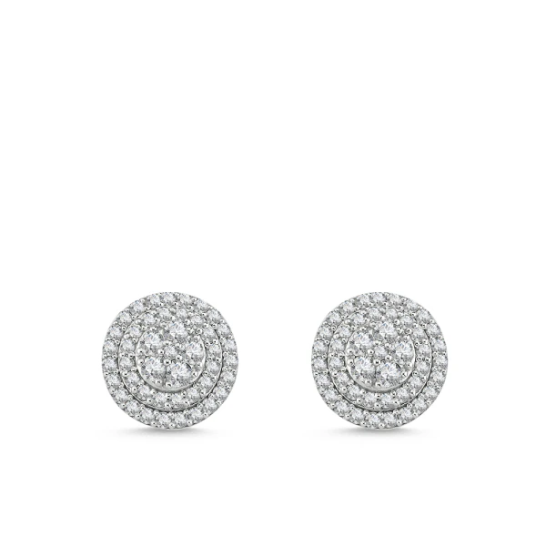 Effect Fantasie-Diamant-Ohrringe