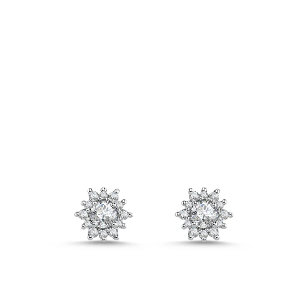 0,36 Karat Diamant-Solitär-Ohrringe