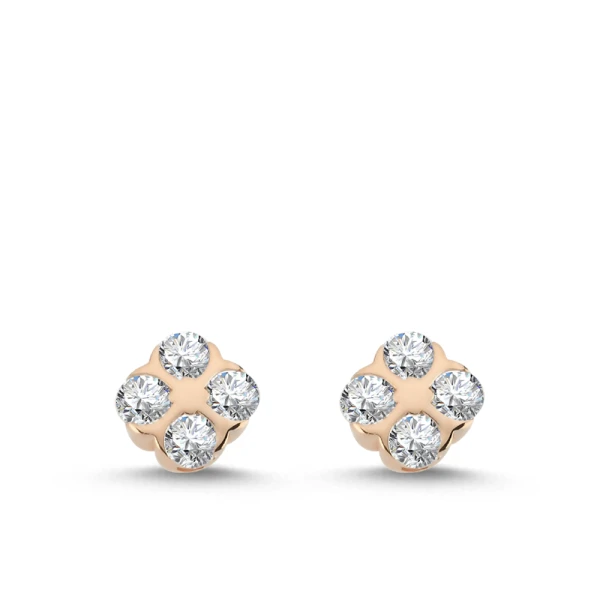 0,50 Karat Design-Ohrringe