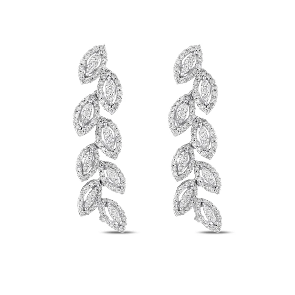 Marquise-Design-Diamantohrringe