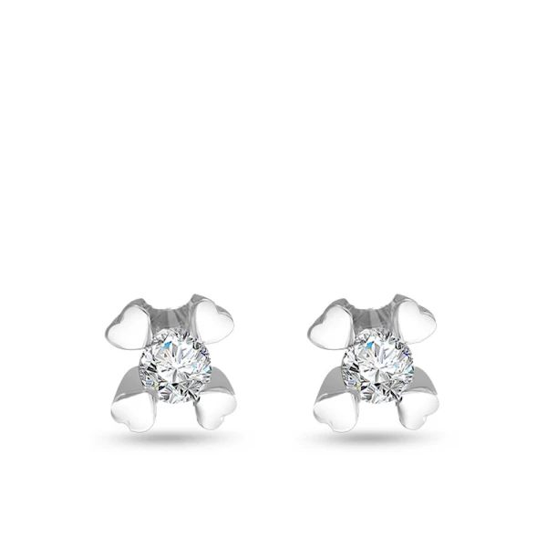 0,40 Karat Diamant Solitär Ohrringe
