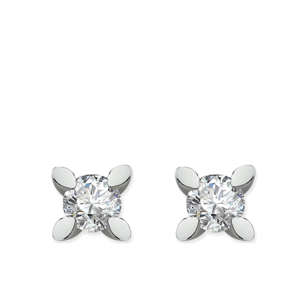 0,60 Karat Diamant Solitär Ohrringe