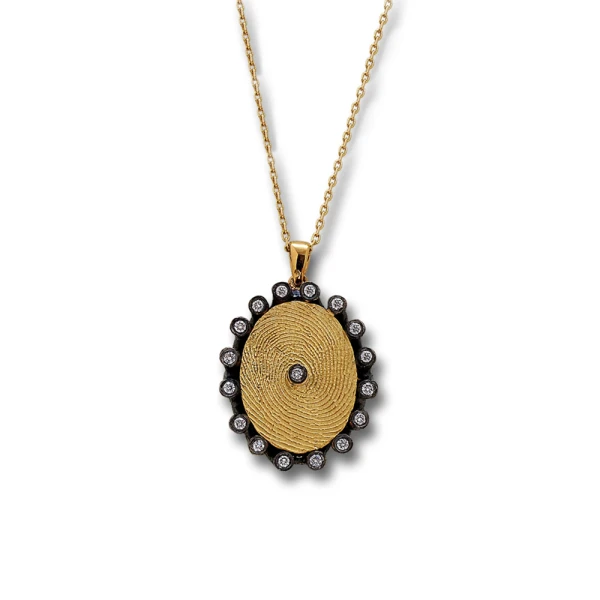 Diamant Fingerabdruck Kette
