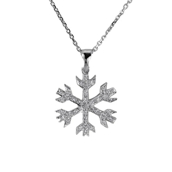 Diamant-Schneeflocken-Kette
