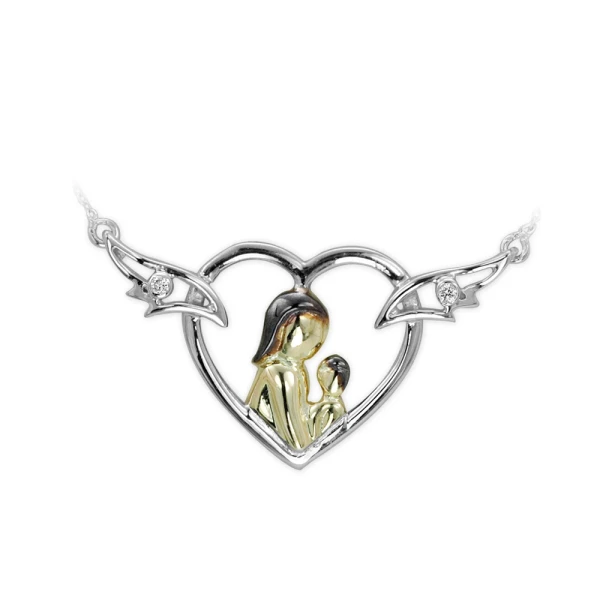 Diamant Mutter-Kind Kette