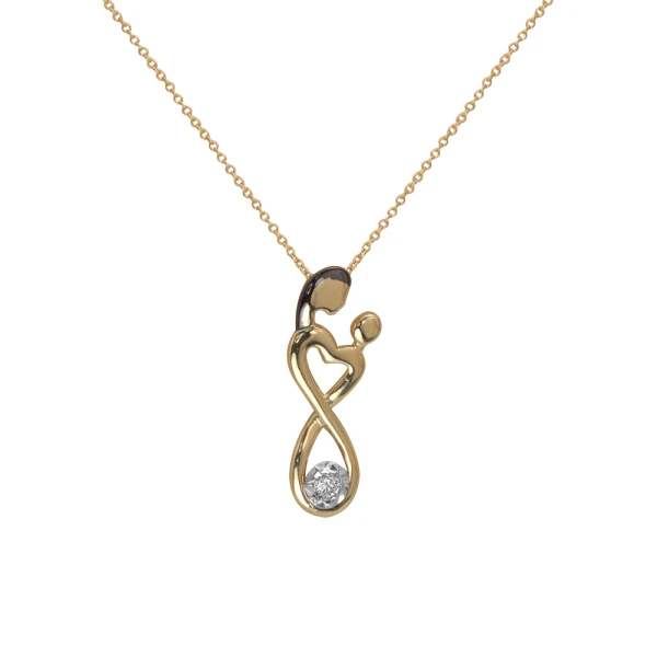 Diamantkette Meine Mutter ist meine Unendlichkeit