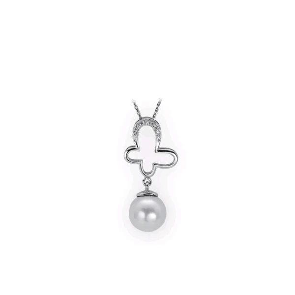 Diamant Perlenkette