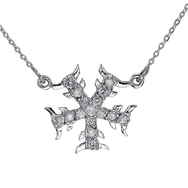 Schneeflocken-Diamantkette