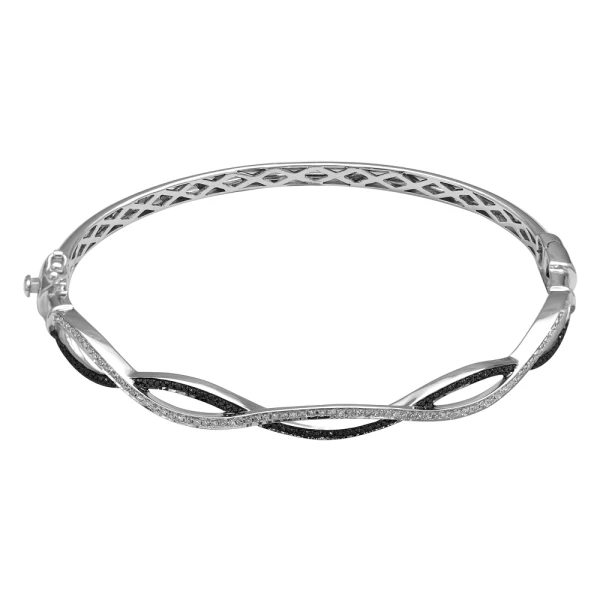 Schwarzer Diamant Armreif