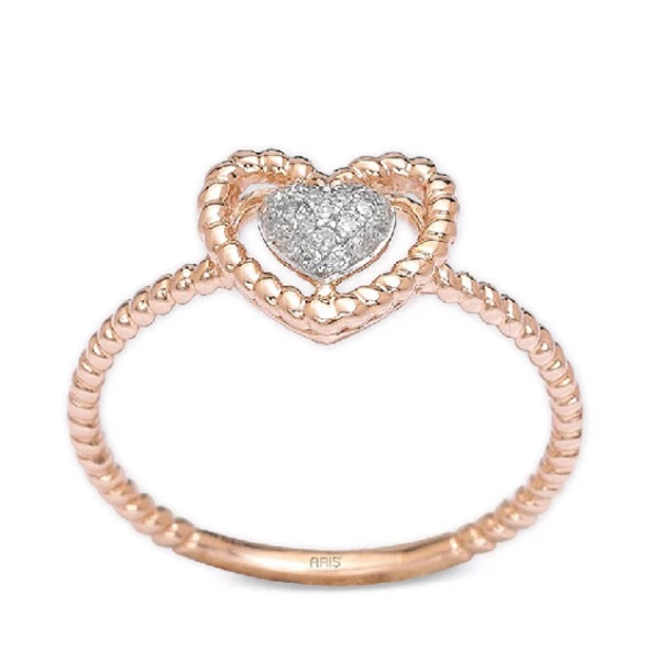 Diamant Herz Fantasie Ring