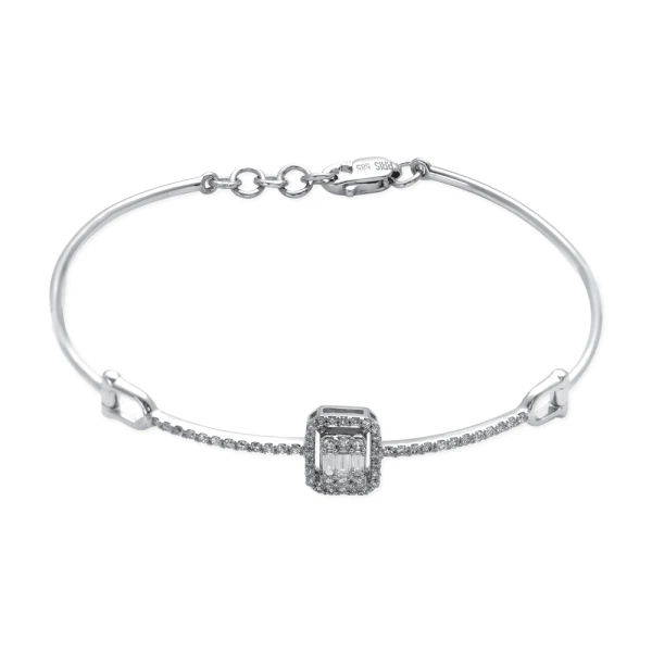 Diamant Fantasie Baguette Armband