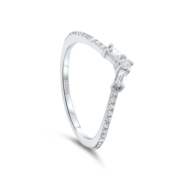 Diamant Fantasie Baguette Ring
