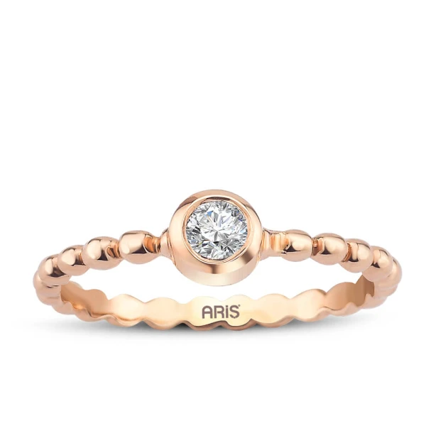 0,13 Karat Diamant Trend Solitärring Ring