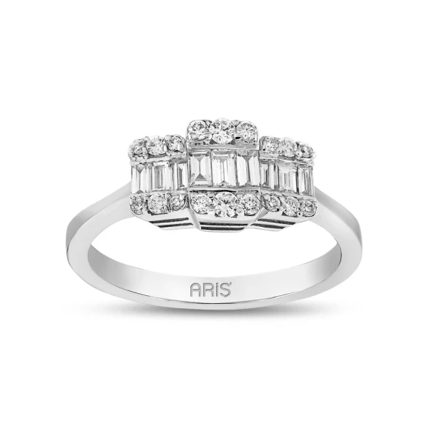 Diamant Tria Baguette Design Ring