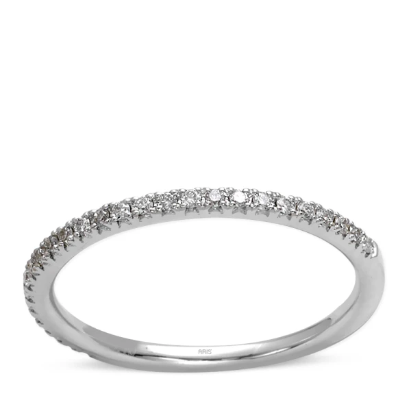 0,18 Karat Diamant Halb-Band Ehering