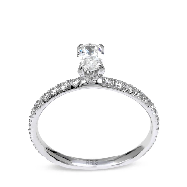 Diamant Fantasie Solitärring Ring
