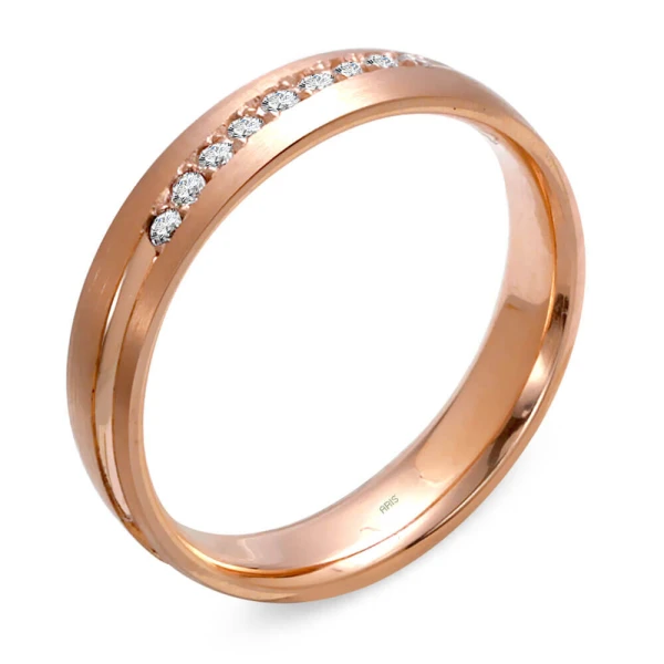 Verlobungsring (4mm) mit Diamanten Damenmodell Verlobungsring (4mm) mit Diamanten Damenmodell