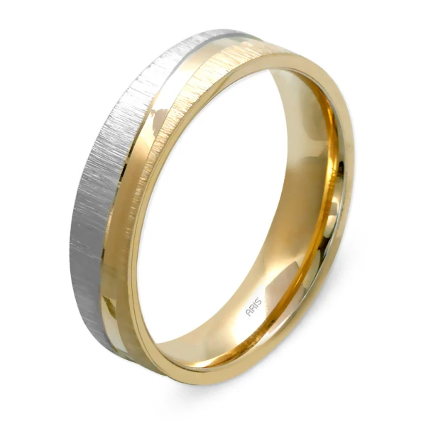 Gold Ehering Herren Modell
